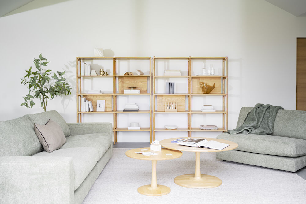 Stolik kawowy 'Hobart' Okrągły 60cm - Naturalny