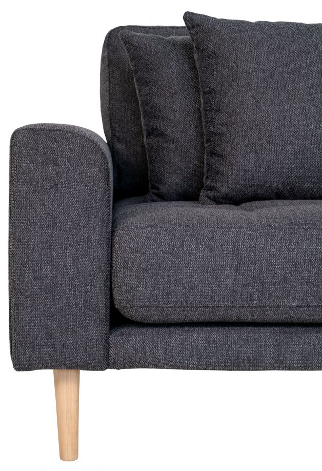 Sofa 'Lido' Prawa - Ciemnoszara