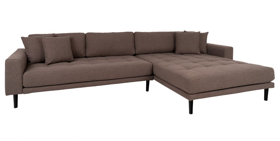Sofa 'Lido' Prawa - Brązowa