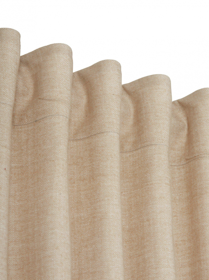 Zestaw 2 firan 'Carin' 140x260 - Brązowy