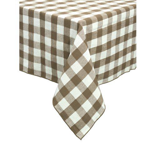 Obrus 'Mary' 140x250 - Brązowy