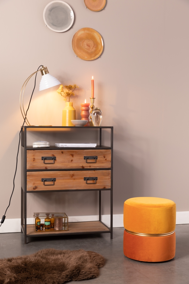 Pufa 'Bubbly Sun' - Żółty