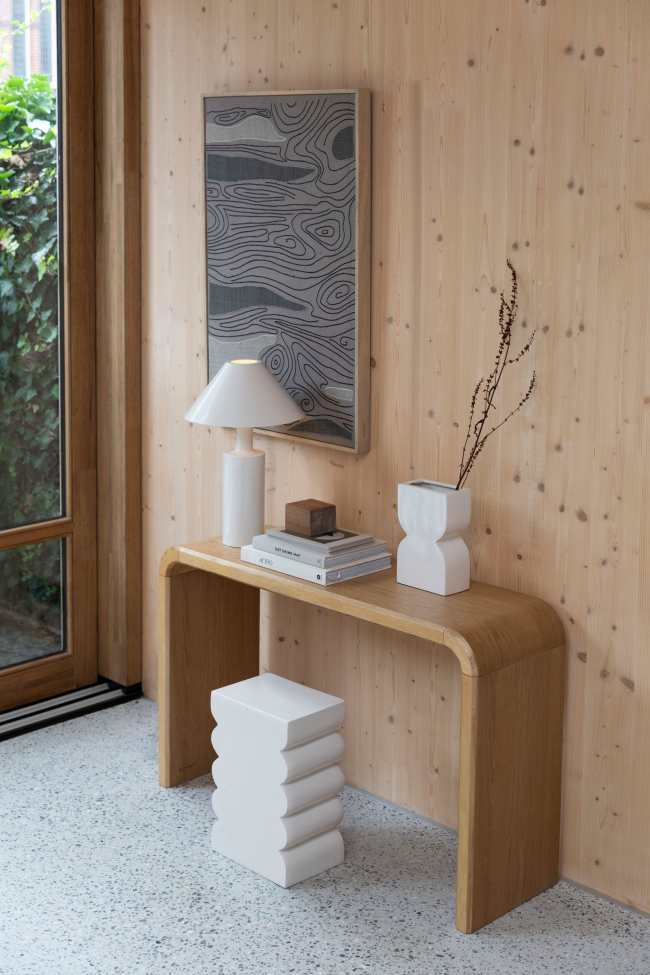 Pufa 'Curves' - Beżowy