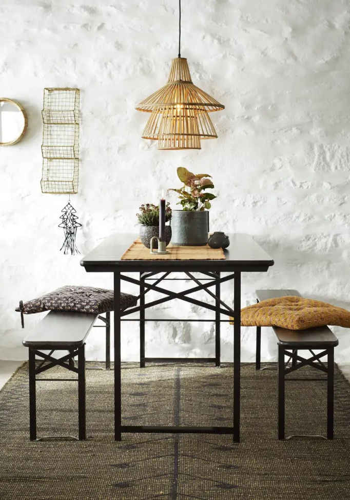 Półka ścienna 'Wire' - Mosiądz/Żelazo