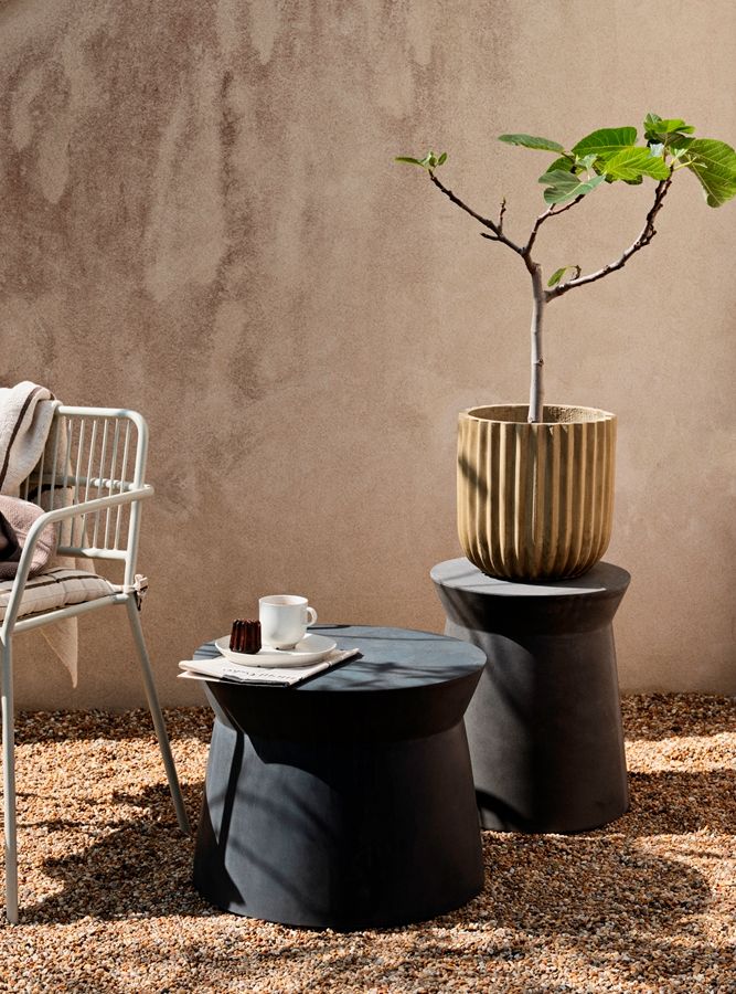 Stolik boczny 'Fiber' - Szary