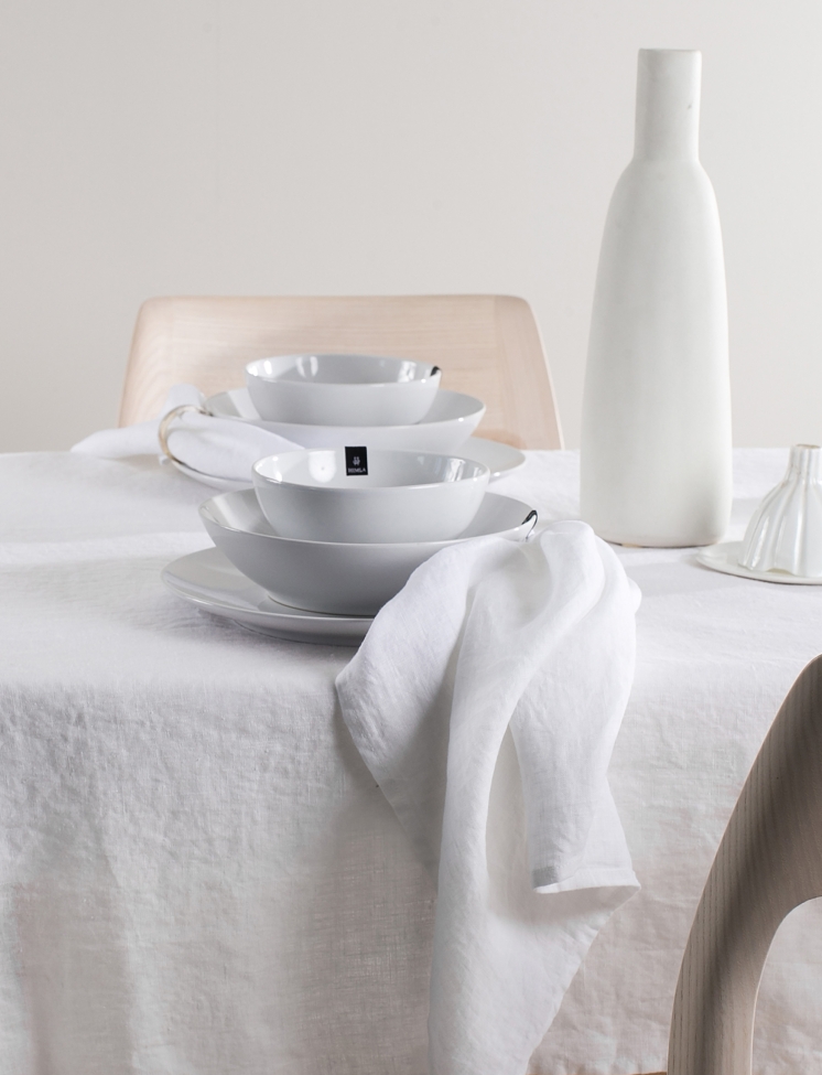 Zestaw 4 serwetek 'Sunshine' 45x45 - Biały