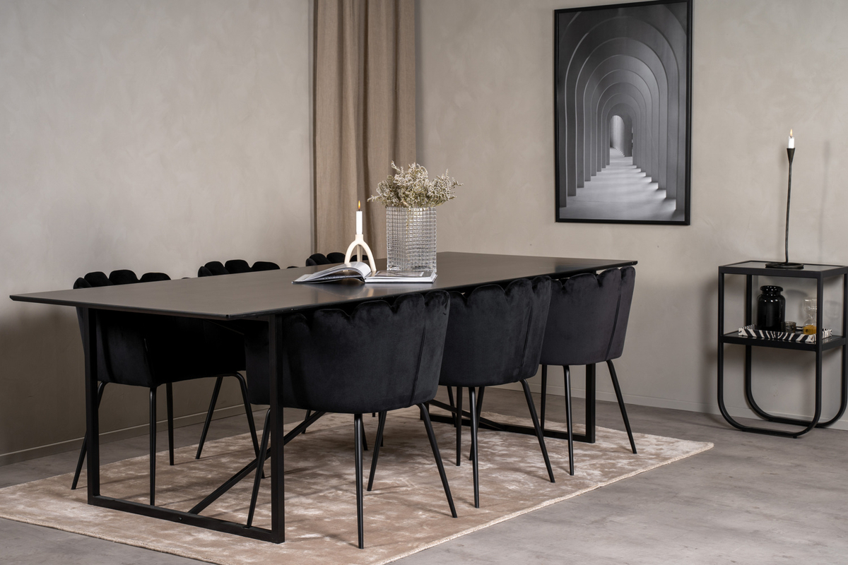 Krzesło 'Flatanger' - Czarny