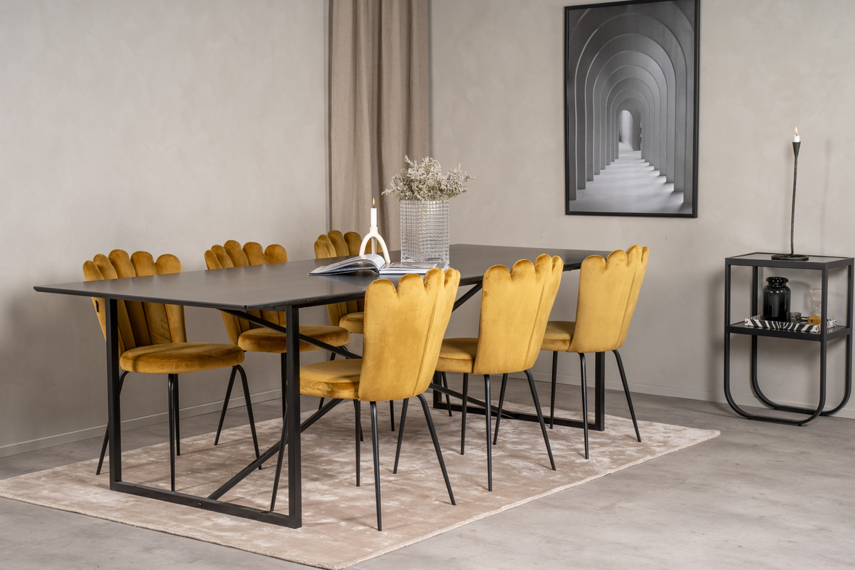 Krzesło 'Flatanger' - Żółty