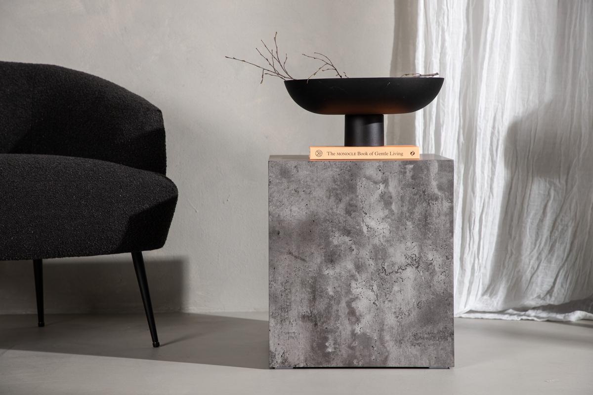 Stolik kawowy 'Ydre' 40x40 - Szary