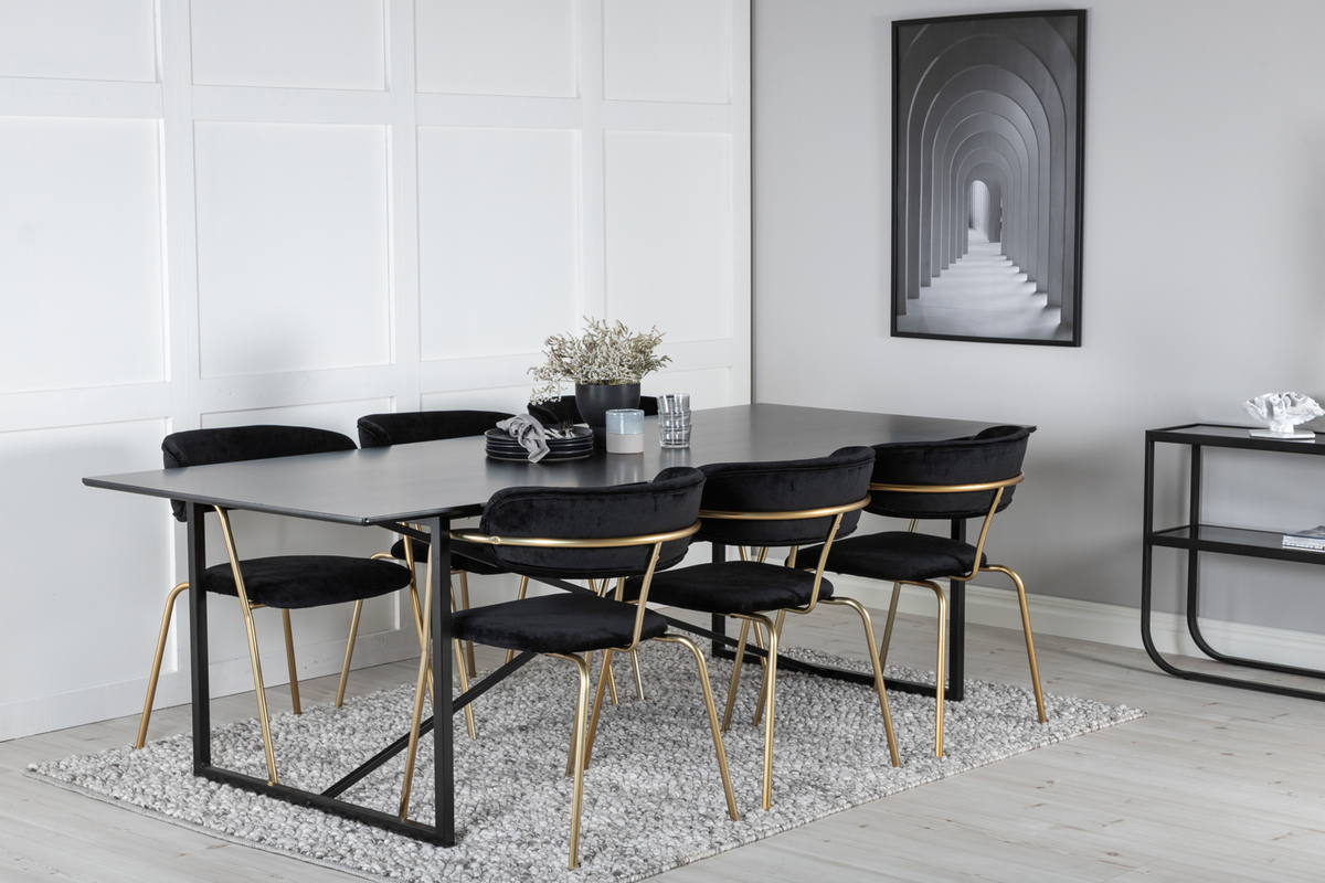 Krzesło 'Glåmos' - Czarny