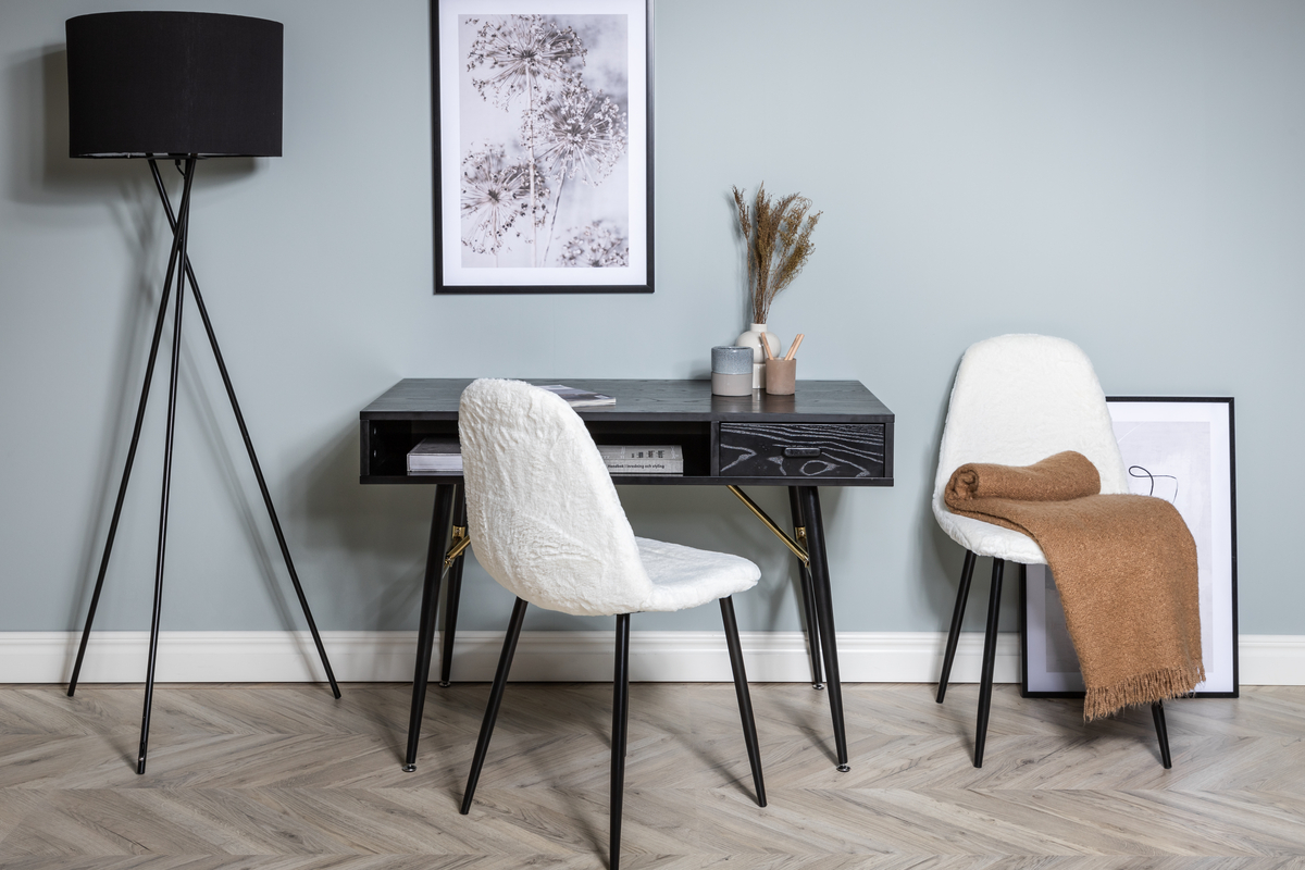 Biurko 'Glomma' 60x110cm - Czarny