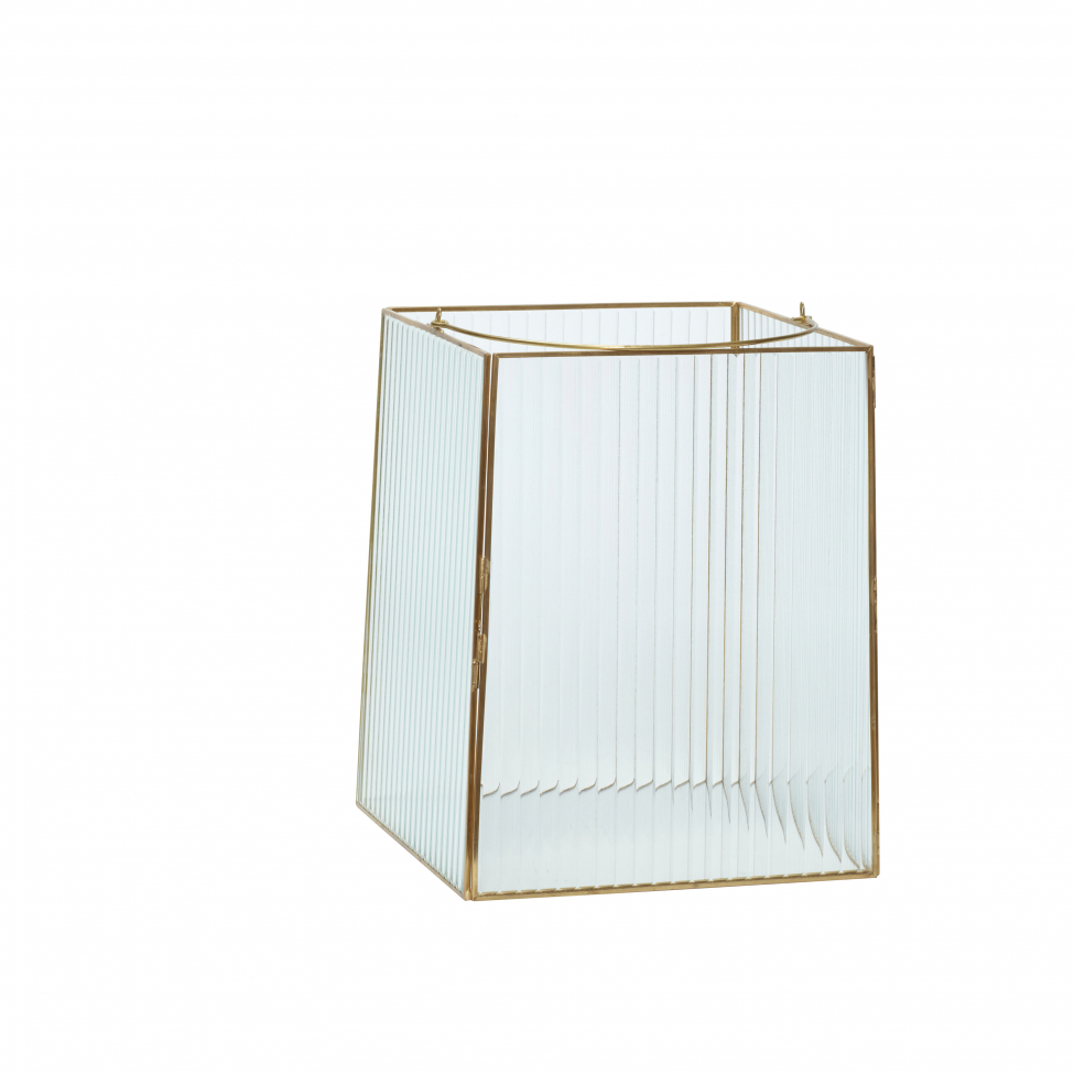 Lampa 2-pak 'Ripple' - Mosiądz/Szkło