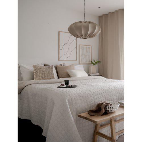 Poszewka na poduszkę 'Isa' 45x45 - Brązowa