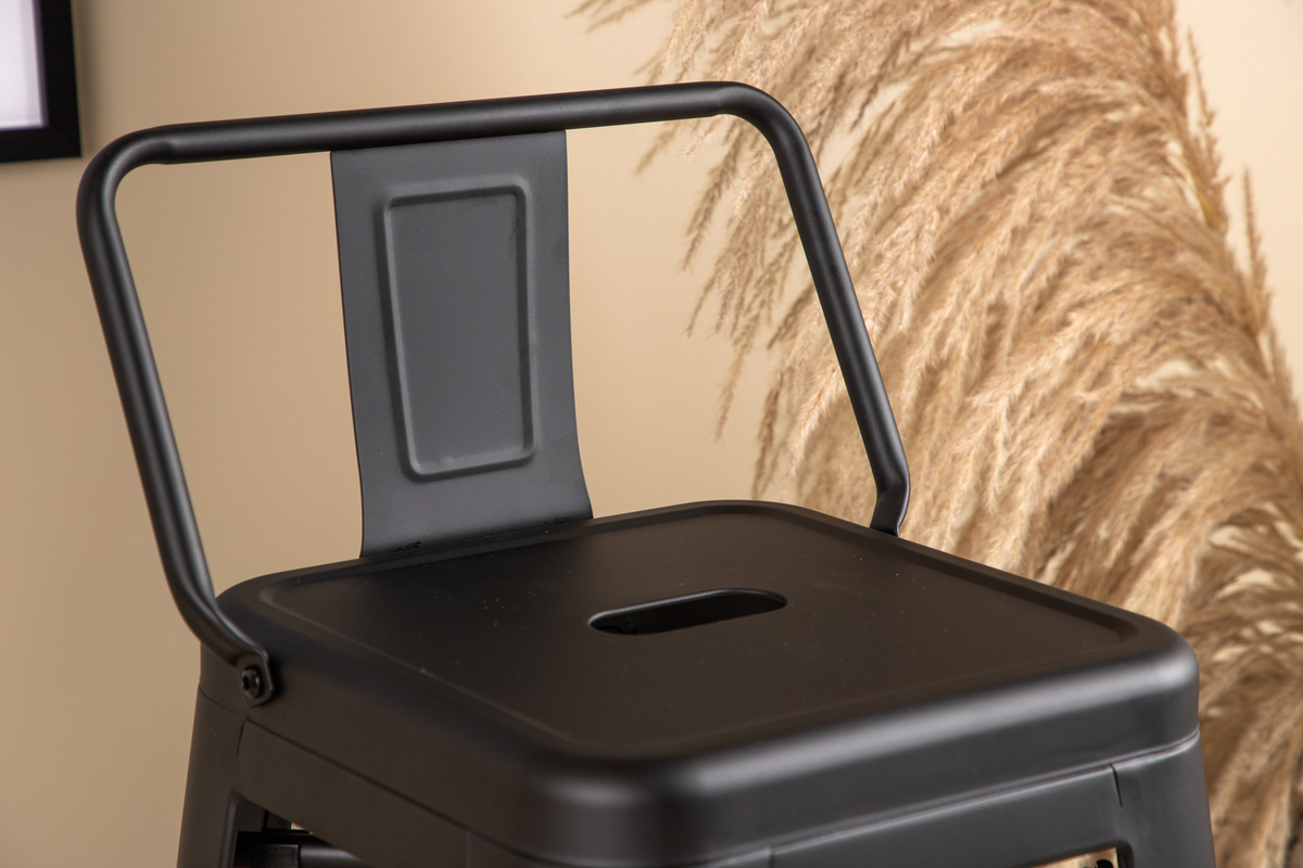 Hoker 'Barents' - Czarny z oparciem