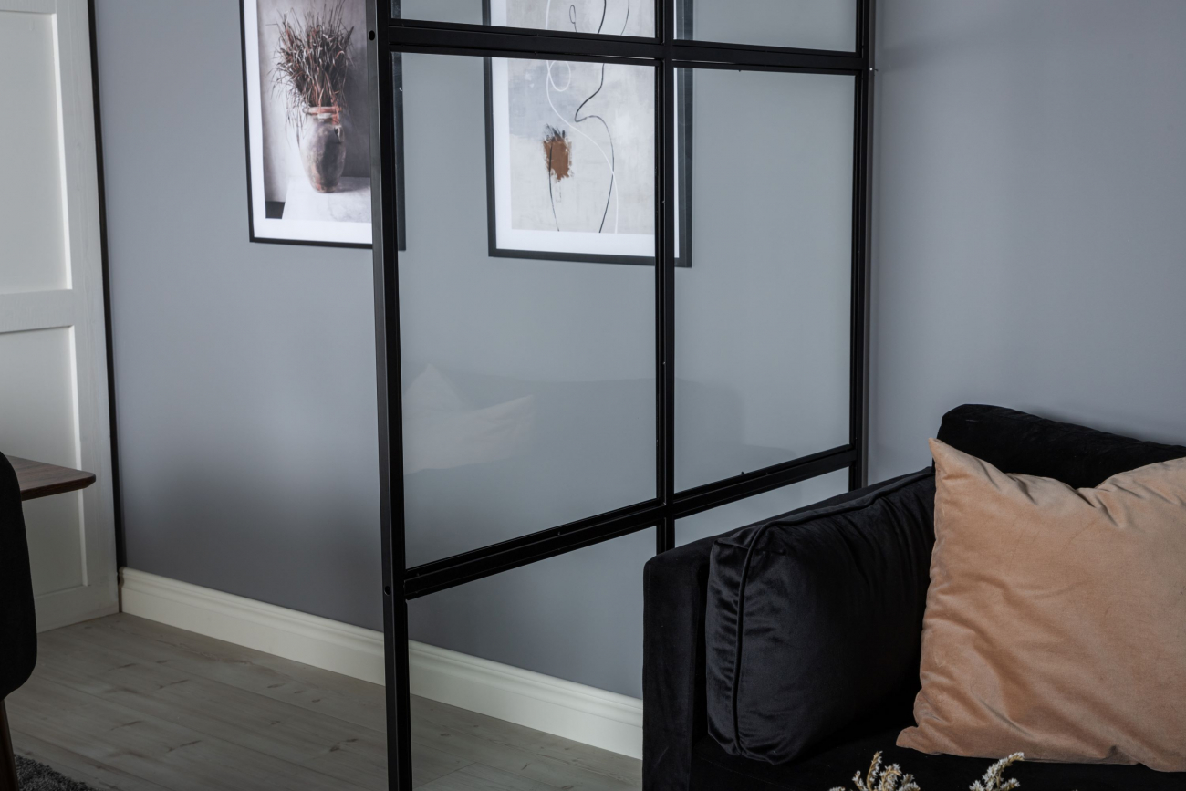 Ściana przemysłowa 'Nyköping' - Czarny