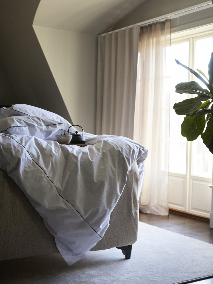 Zestaw pościeli 'Carlton' 220x220 - Biały