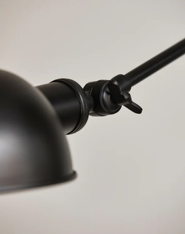 Lampa ścienna 'Aura' - Czarna