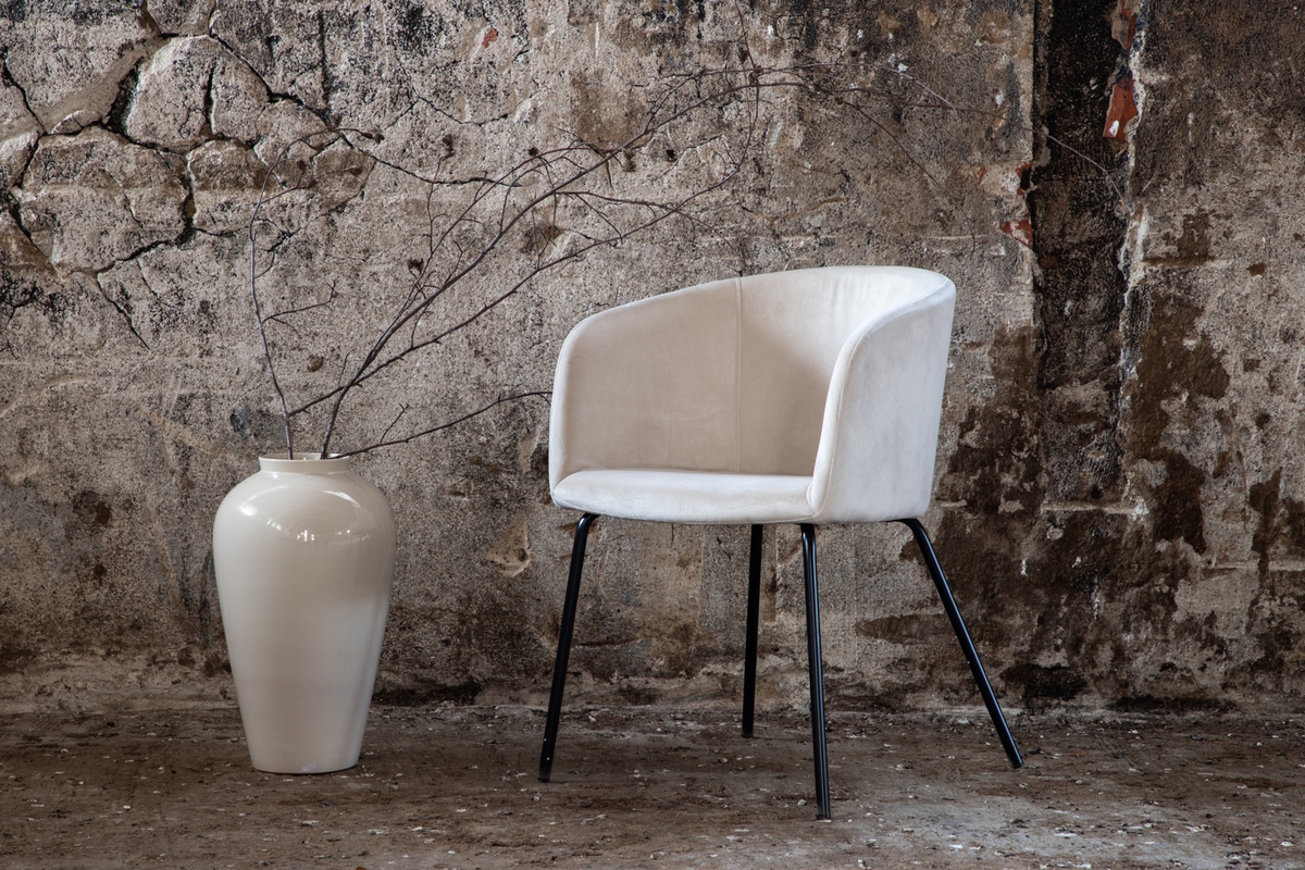 Krzesło 'Astrid' - Beżowo-Czarne