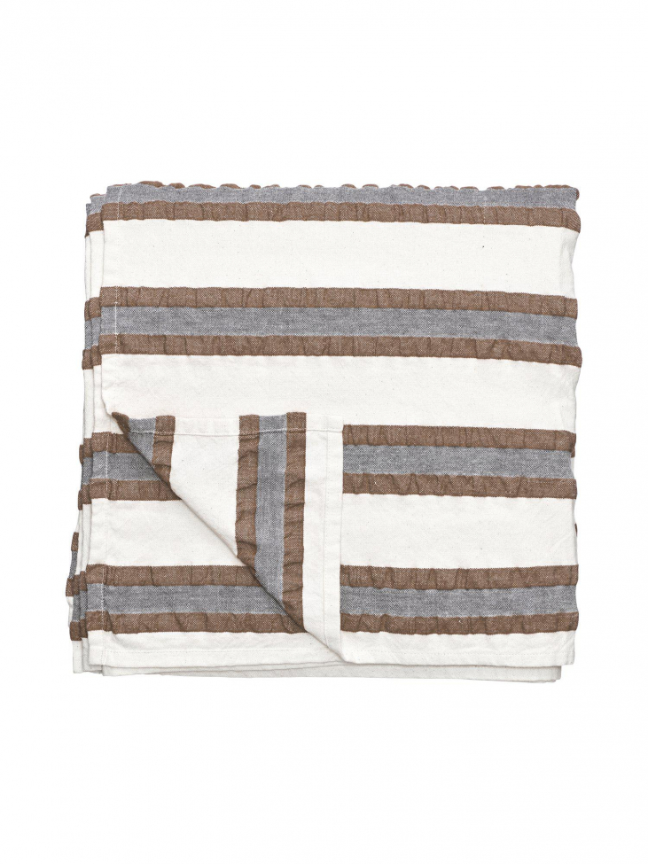 Obrus 'Lollo' 145x280 - Brązowy