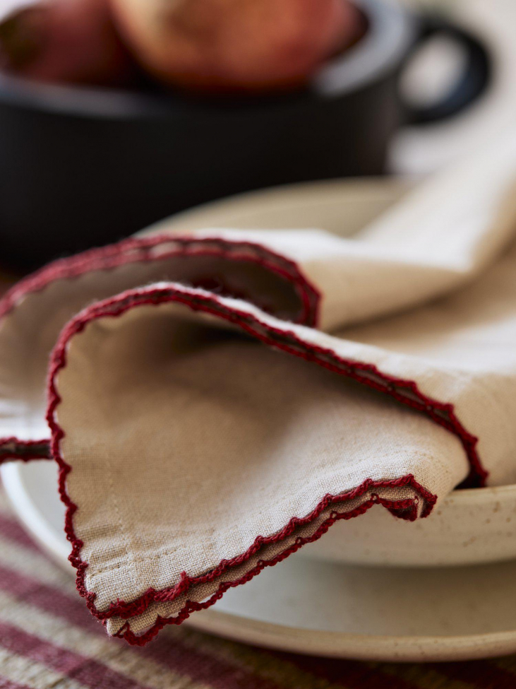 Ścierka kuchenne 'Stine' 50x70 - Czerwony