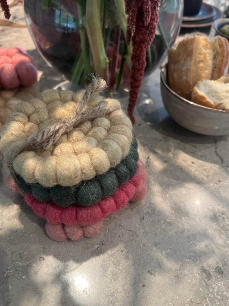 Zestaw 4 podkładek 'Vanja' - Multi