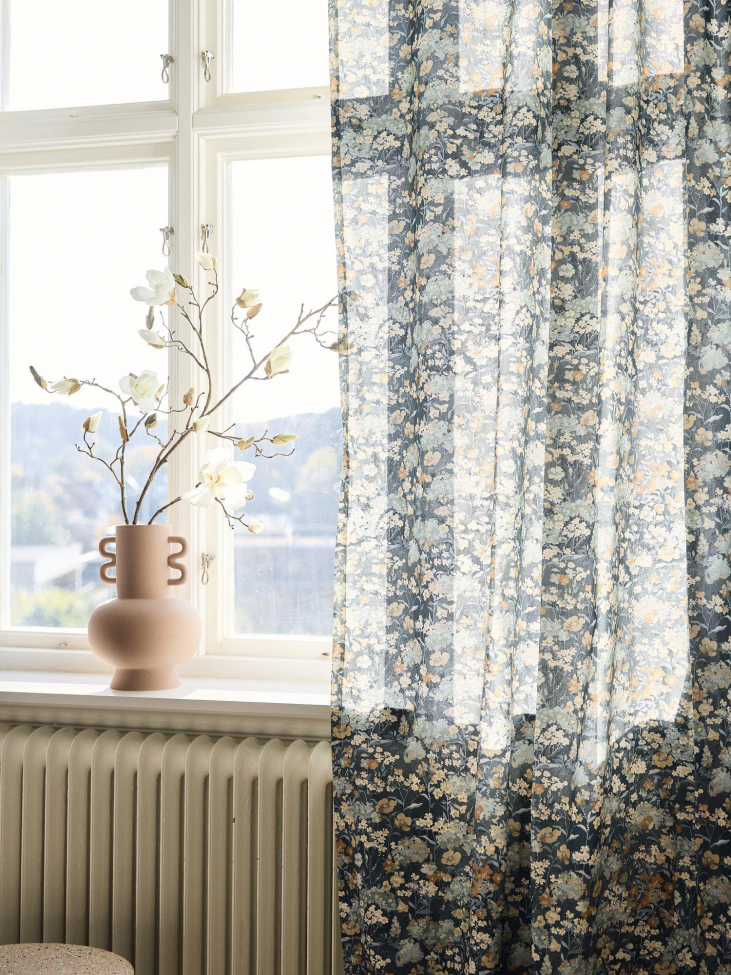 Zestaw 2 zasłon 'Äng' 135x280cm - Niebieski