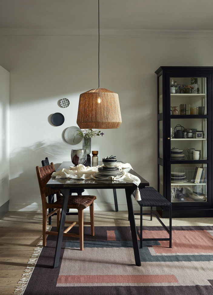 Krzesło jadalniane 'Aya' - Brązowe