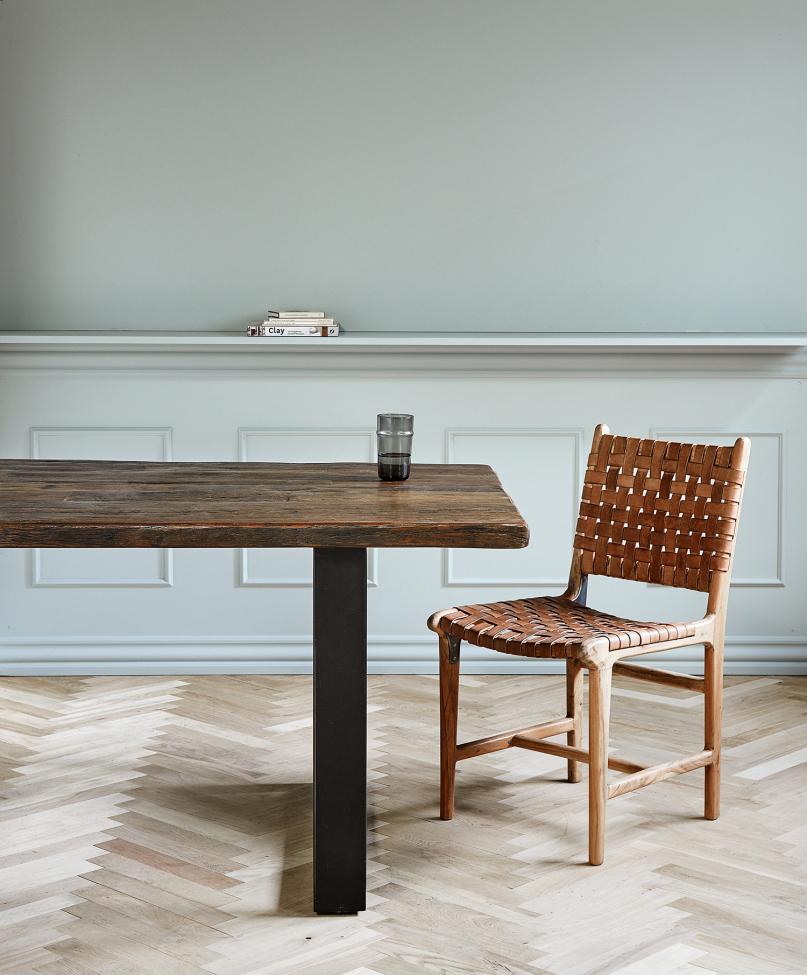 Krzesło jadalniane 'Aya' - Brązowe