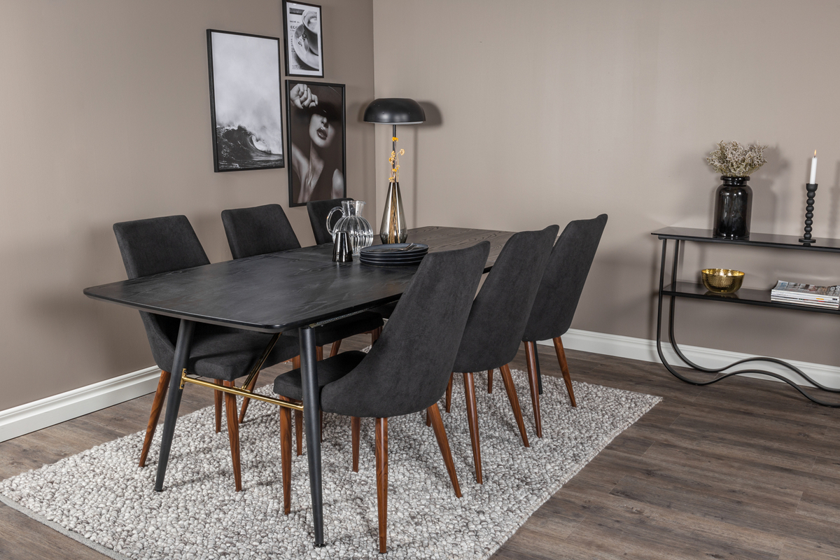 Krzesło 'Fauske' - Czarny