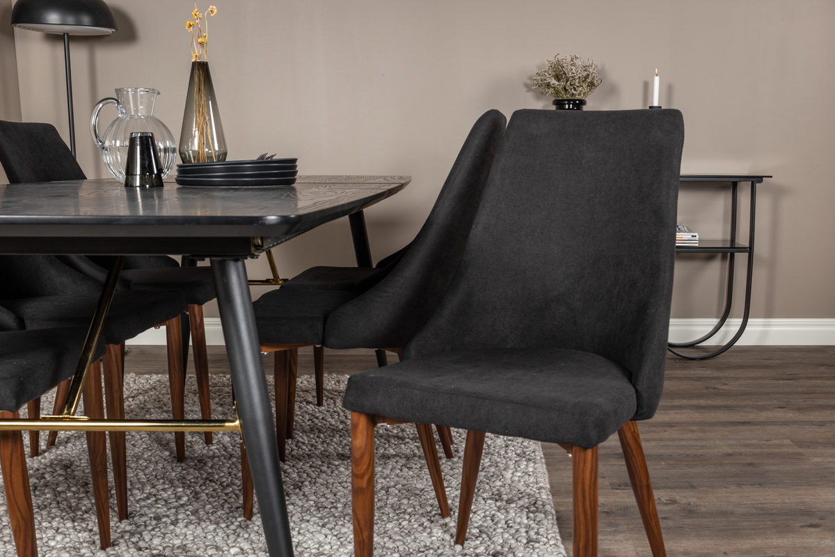 Krzesło 'Fauske' - Czarny