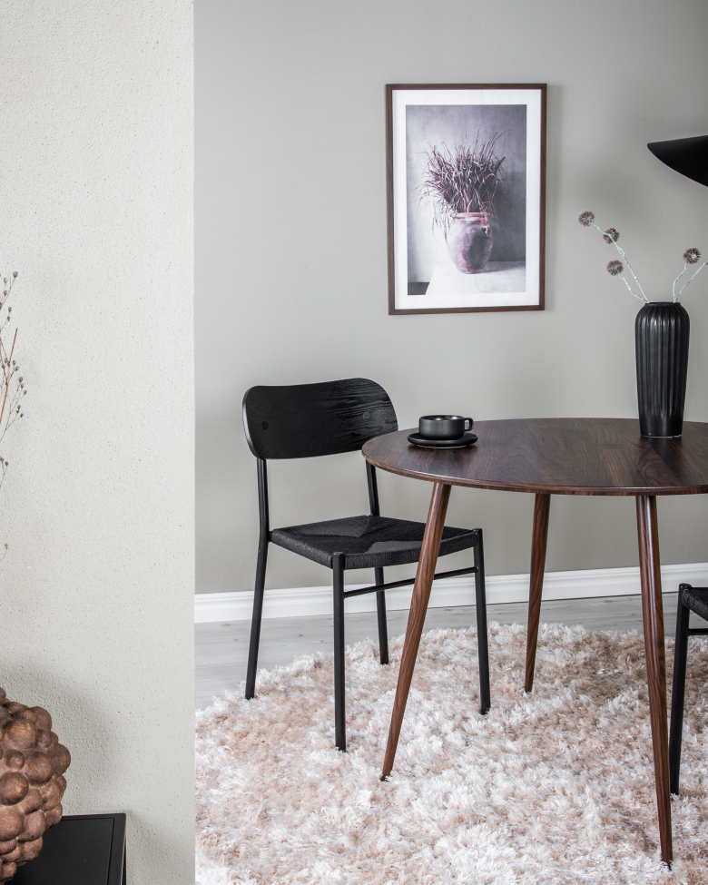 Stół 'Uddevalla' Okrągły 100cm - Orzech