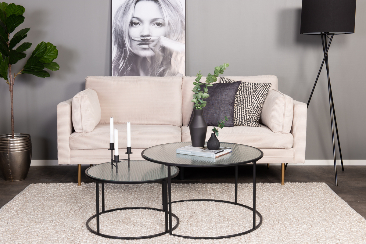 Sofa 'Bjelland' 3-osobowa - Beżowa