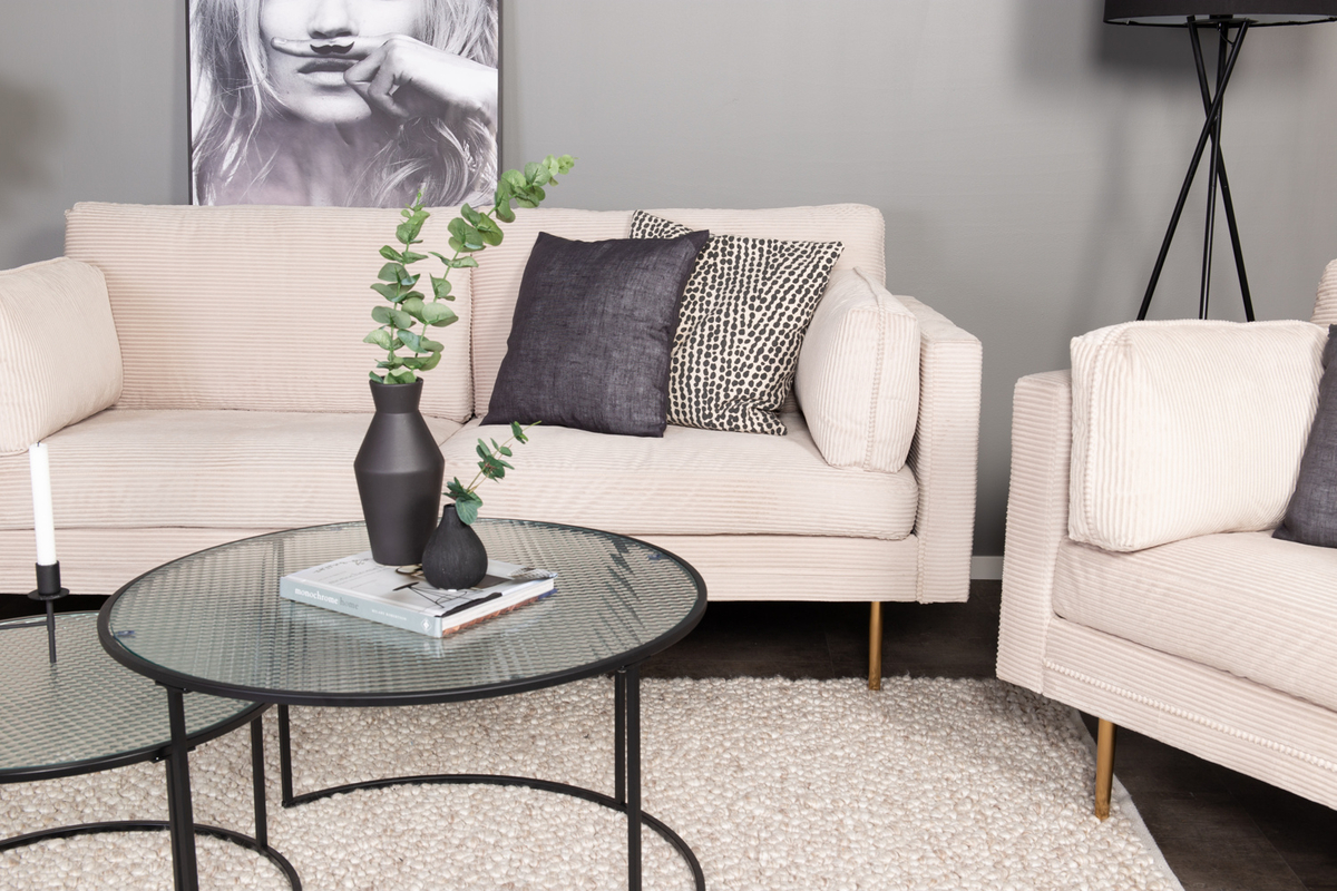 Sofa 'Bjelland' 3-osobowa - Beżowa