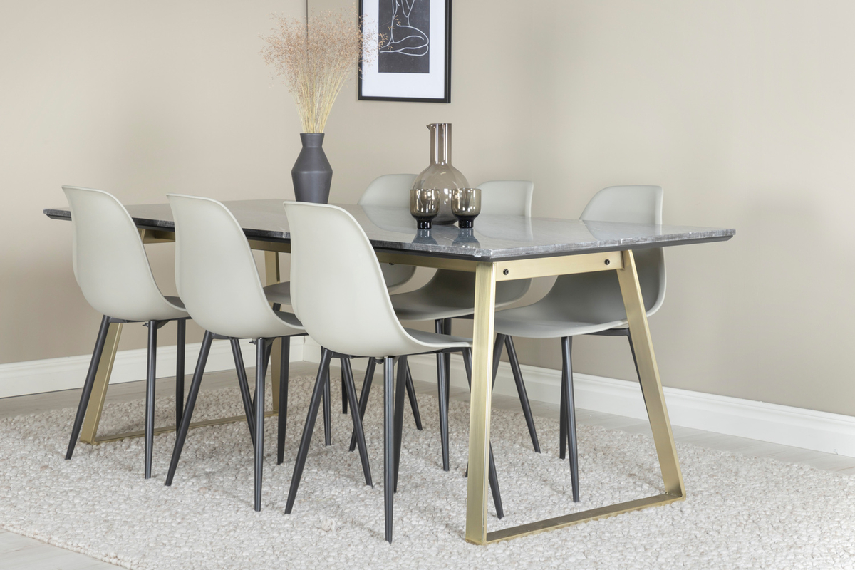 Stol 'Eidsberg' - Szary