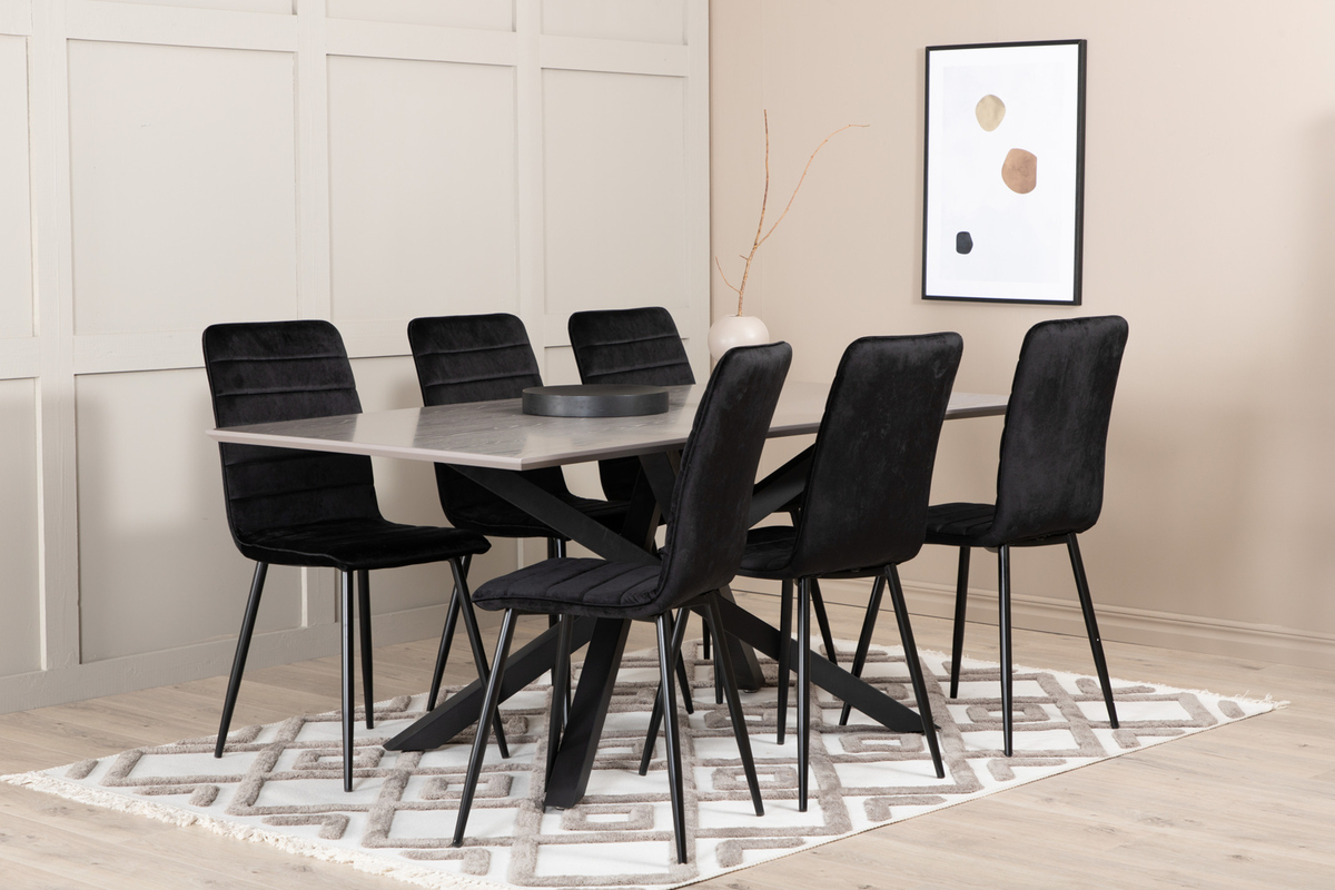 Krzesło 'Ingvar' - Czarne