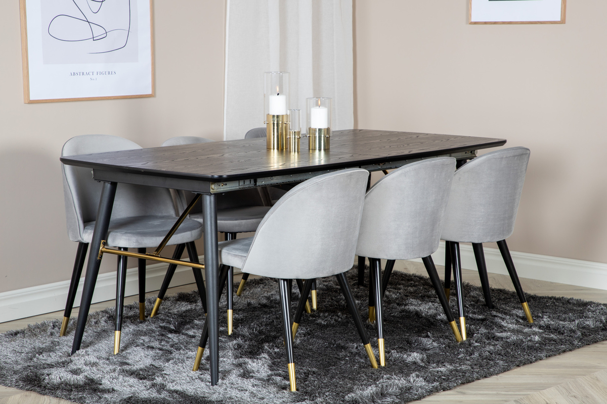 Krzesło 'Elverum' - Szary