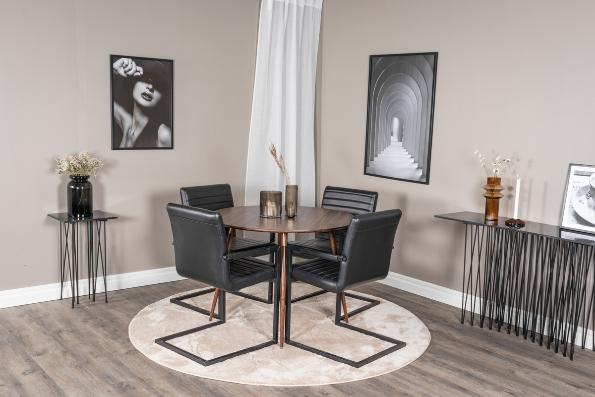 Krzesło 'Eira' - Czarny