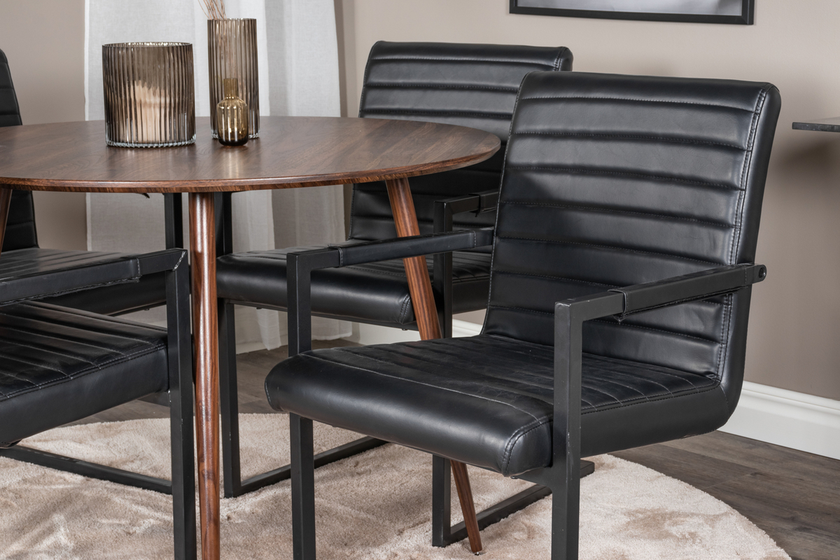 Krzesło 'Eira' - Czarny