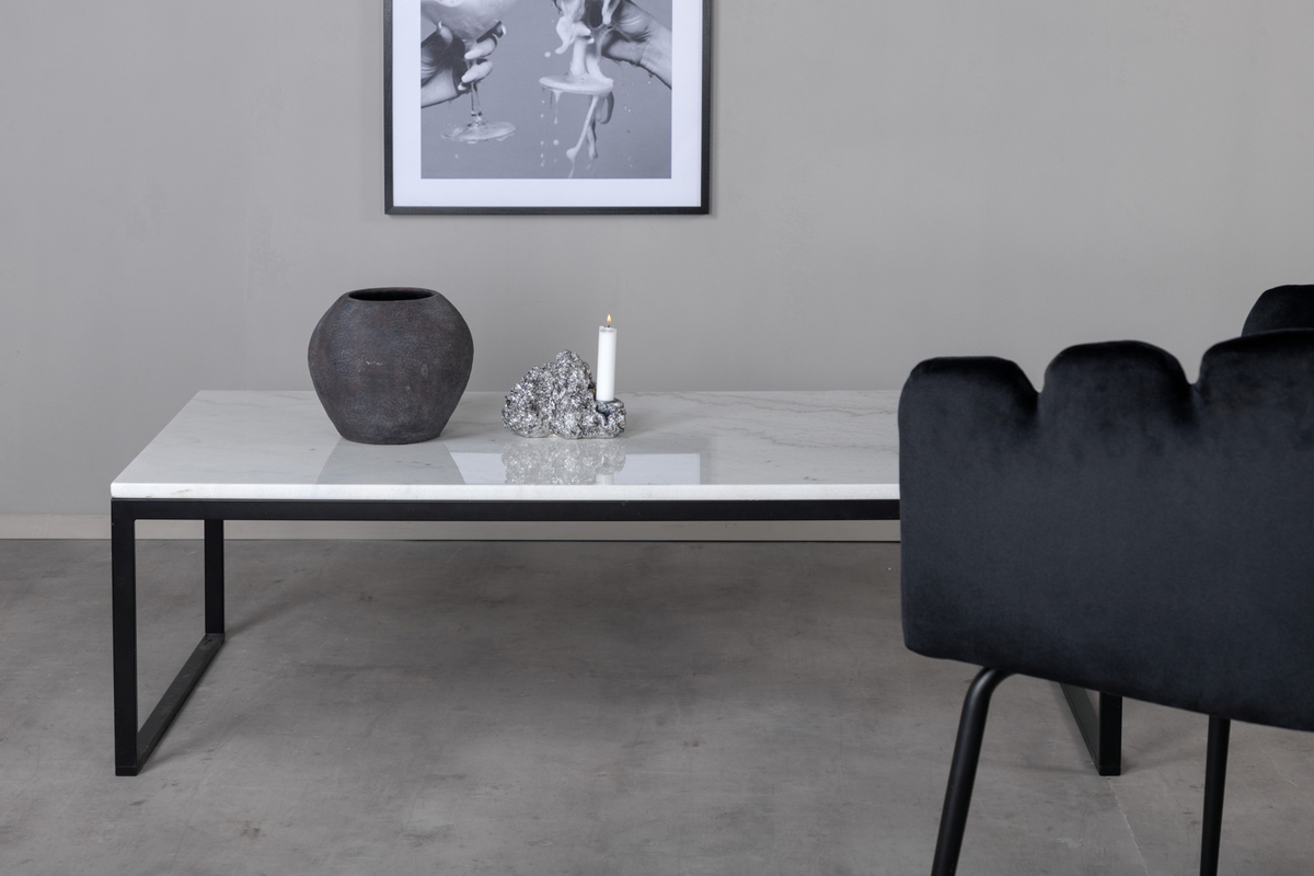 Stolik kawowy 'Ebba' 60x120 - Biały