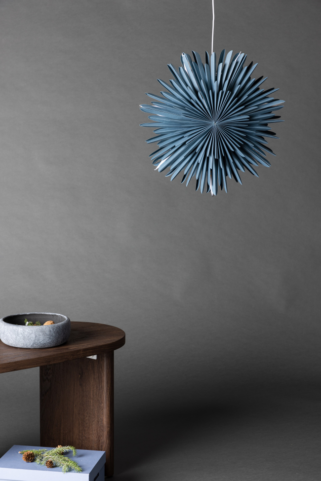 Gwiazda świąteczna 'Ture' - Niebieska