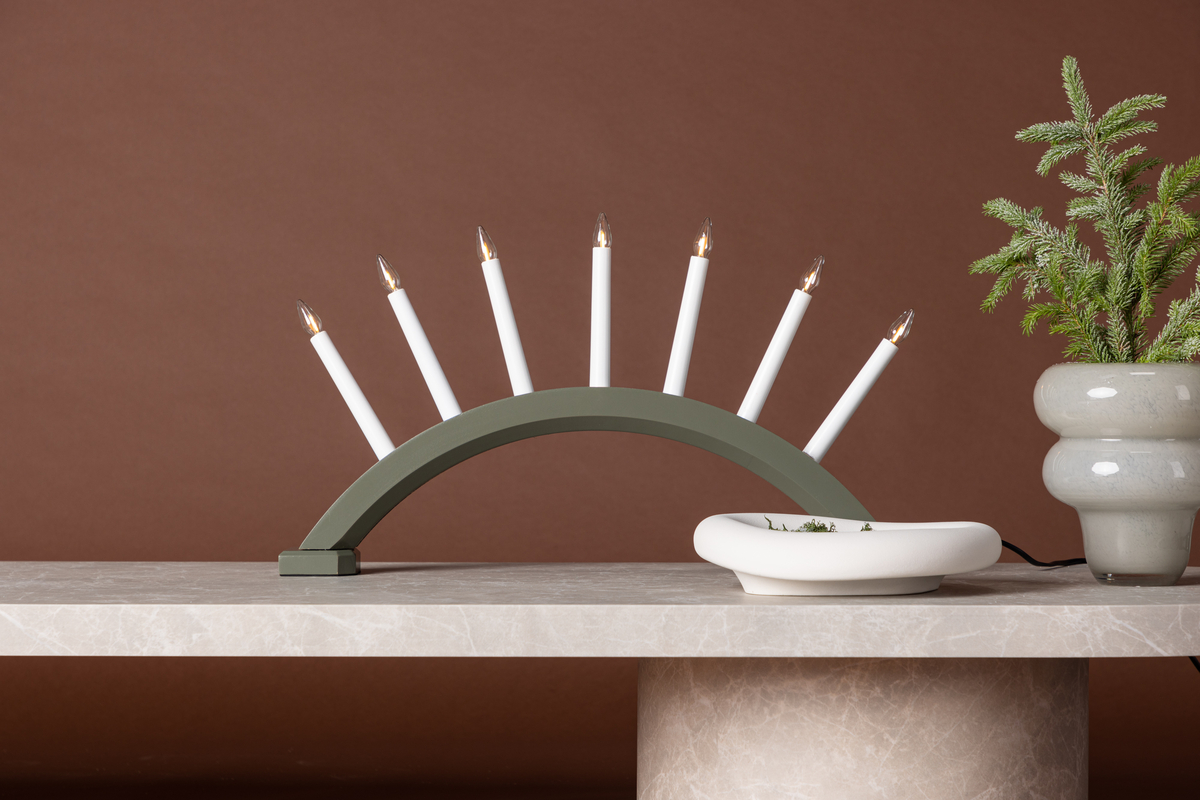 Lampa stołowa 'Halland' 34 cm - Zielona