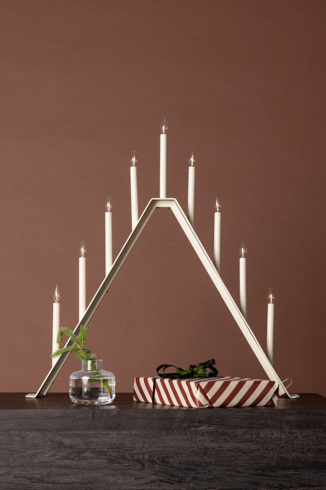 Świecznik adwentowy 'Mölndal' - Beżowy