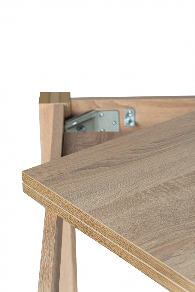 Stół jadalny 'Altea' 80-160x80cm - Dąb