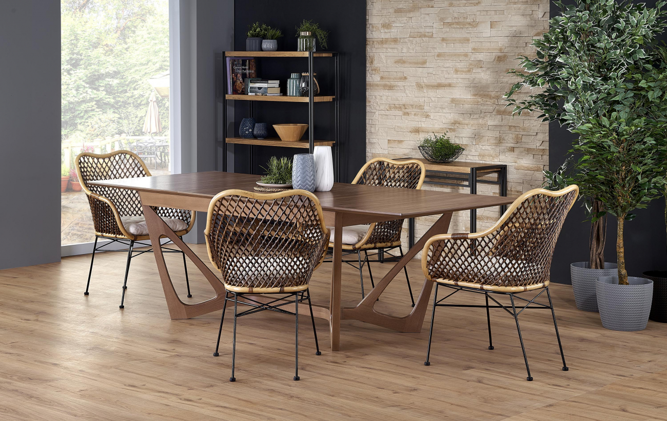 Stół jadalny 'Venanty' - Rozkładany Orzech