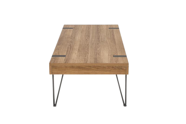 Stolik kawowy 'Oaxen' - Orzech/Czarny