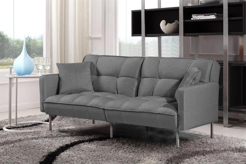 Sofa rozkładana 'Talence' - Ciemnoszara