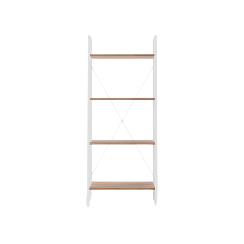 Regał 'Berg' - Biały/Dąb