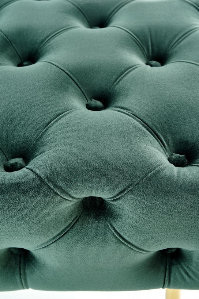 Ławka 'Athena' - Zielony/mosiądz