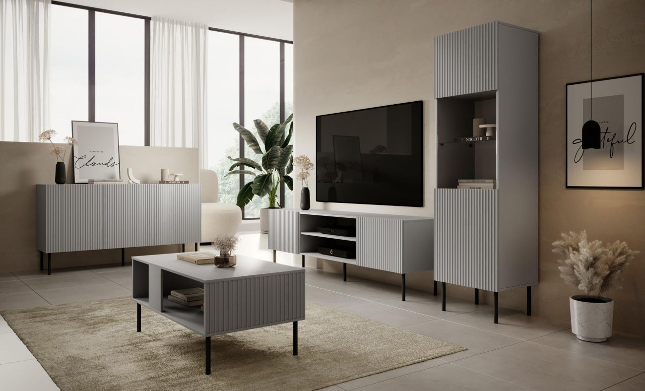 Komoda 'Asensio' - Szary