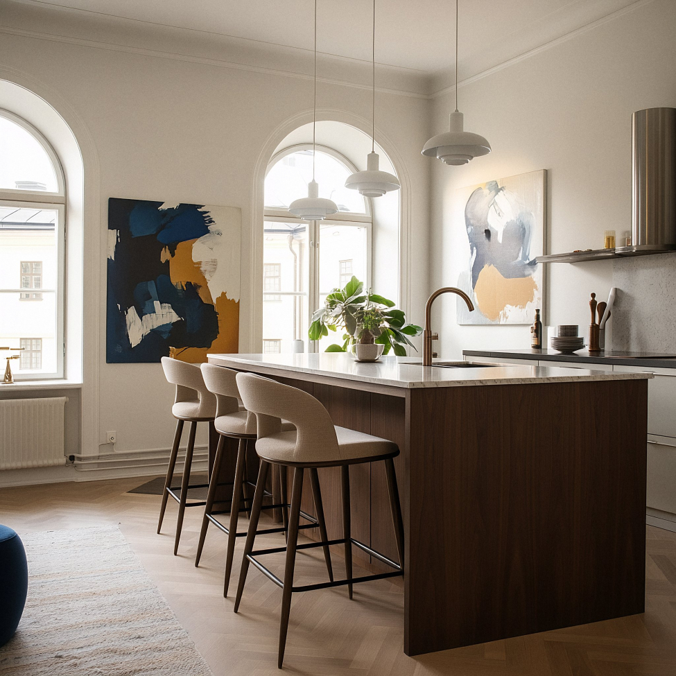 Hoker 'Vestby' - Beżowy/brązowy